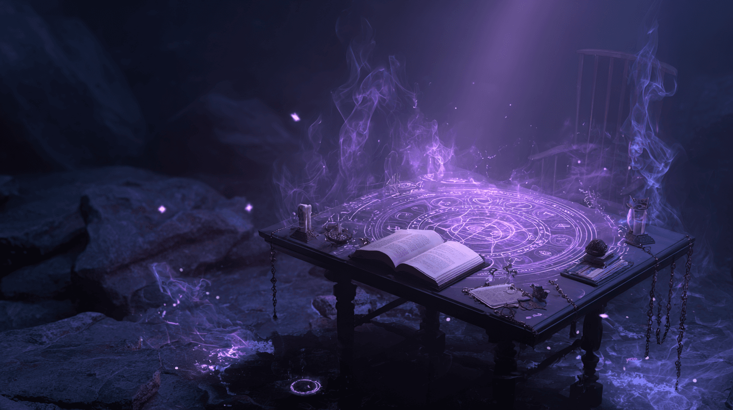 Moon and stars illustration